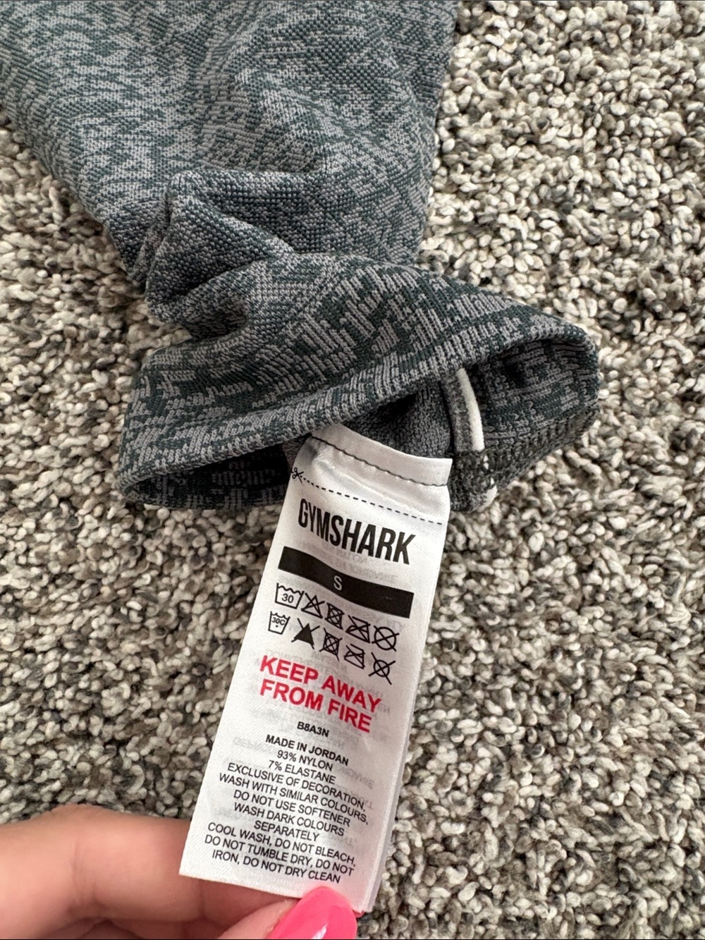 Gymshark Vital Seamless Leggings in heathered gray - Picture 4 of 5